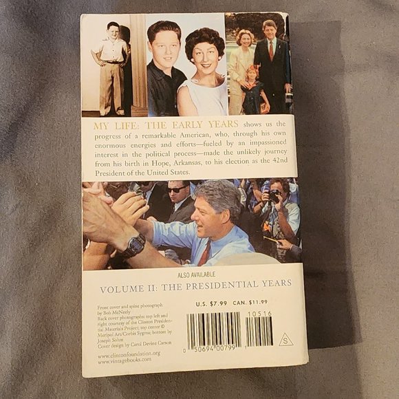 "My Life, The Early Years" Biography Paperback By Bill Clinton - Picture 8 of 9